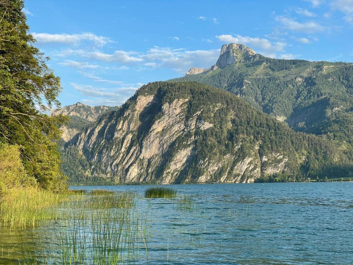 "Ferienhaus Am Mondsee" Mit Direktem Schafbergblick Im Salzkammergut Bei Salzburg Exterior photo