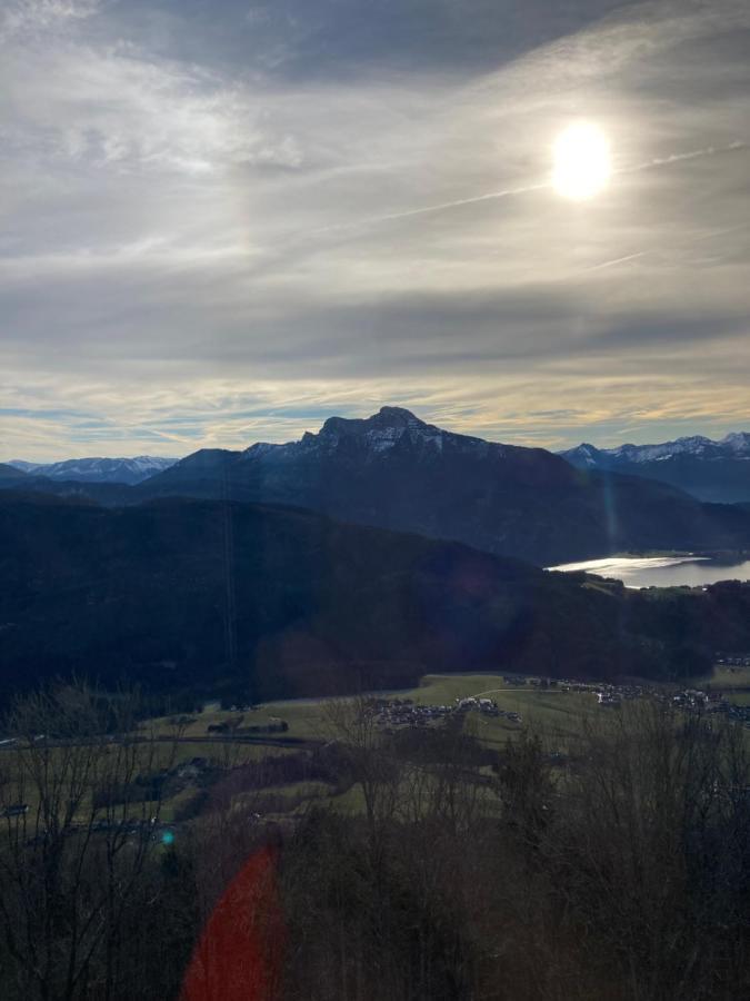 "Ferienhaus Am Mondsee" Mit Direktem Schafbergblick Im Salzkammergut Bei Salzburg Exterior photo