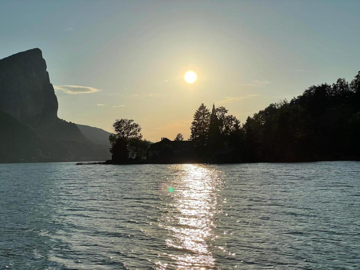 "Ferienhaus Am Mondsee" Mit Direktem Schafbergblick Im Salzkammergut Bei Salzburg Exterior photo