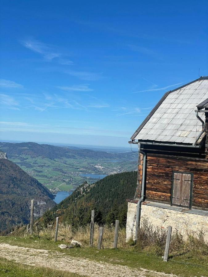 "Ferienhaus Am Mondsee" Mit Direktem Schafbergblick Im Salzkammergut Bei Salzburg Exterior photo